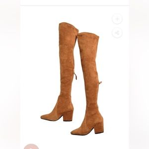 Marlo suede over knee boots